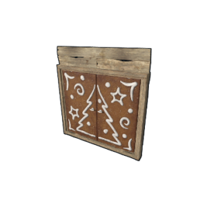 Ginger Bread Wooden Double Door