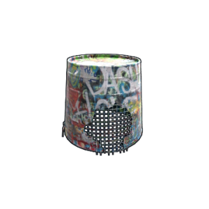 Graffiti Bucket Helmet