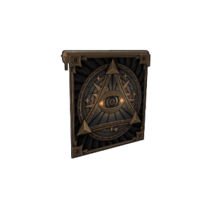 All-Seeing Eye Garage Door