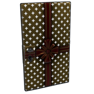 Large Present Sheet Metal Door