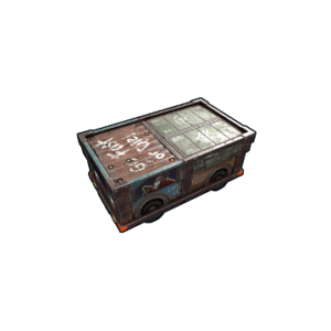 Large Stickered Toy Car