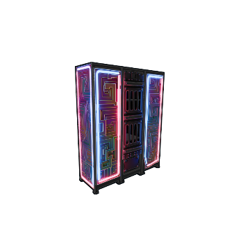 Neon Bismuth Locker