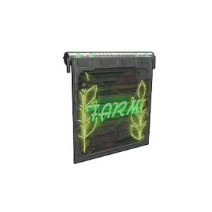 Neon Farm Door