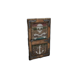Pirate Wooden Door