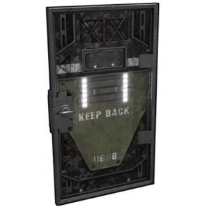 Reinforced Armored Door