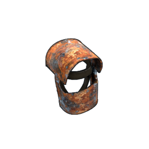 Rusty Coffee Can Helmet
