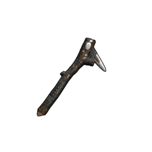 Silver Leaf Stone Pickaxe