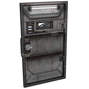 Brutalist Armored Door